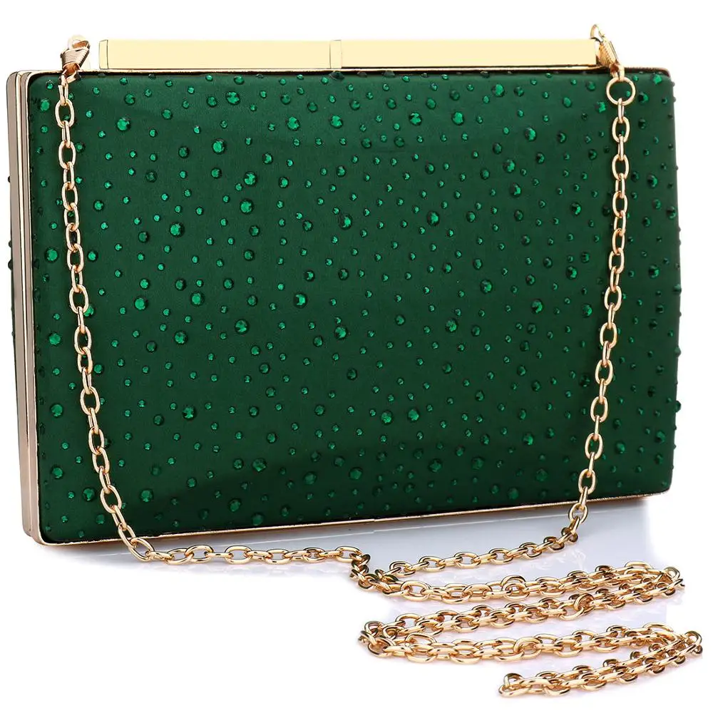 Женский вечерние сумочки клатчи со стразами жёсткий кошелек роскошный вечерний