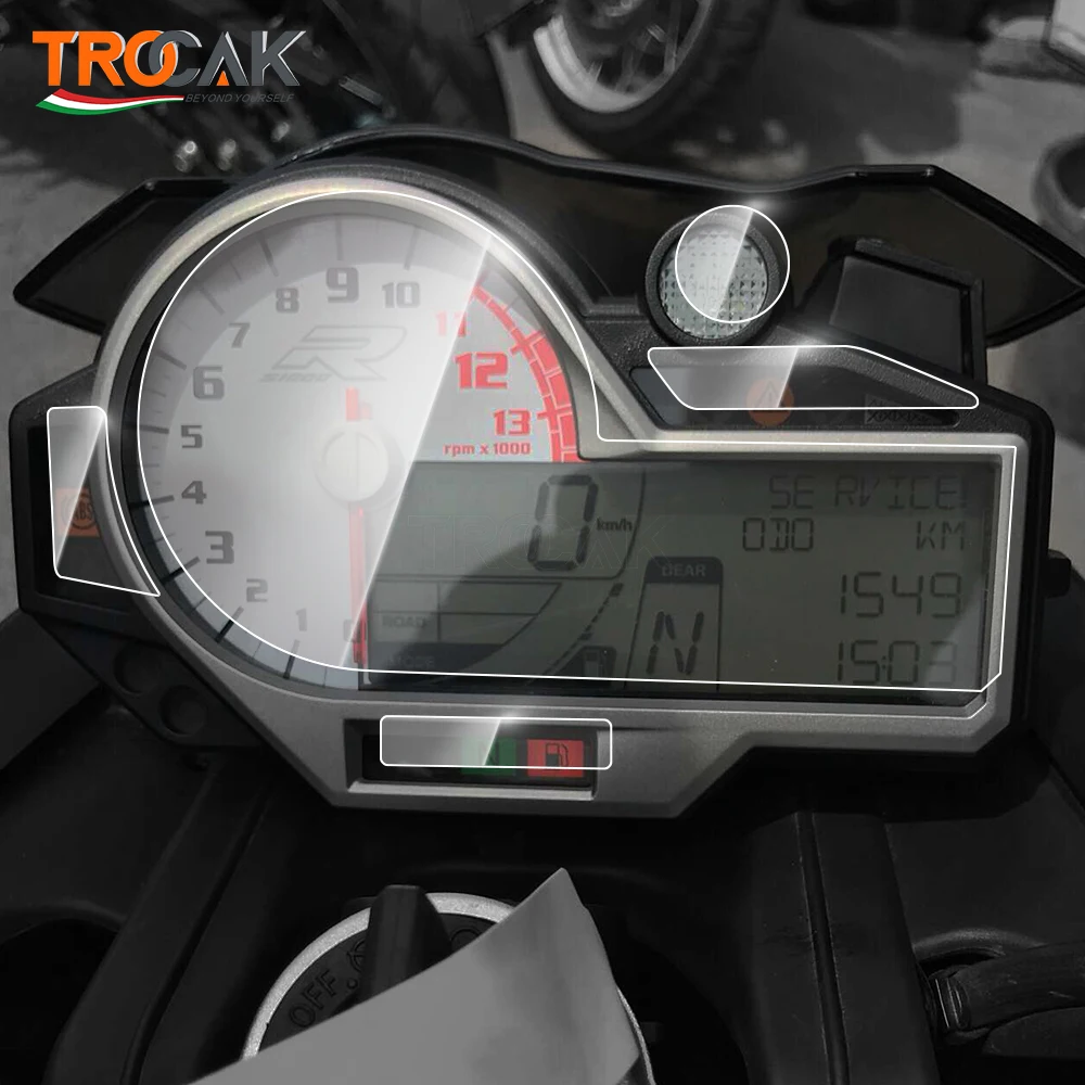 

For BMW S1000R S1000RR S1000XR S1000 R/RR/XR 2015-2019 Motorcycle Cluster Scratch Cluster Screen Protection Film Protector
