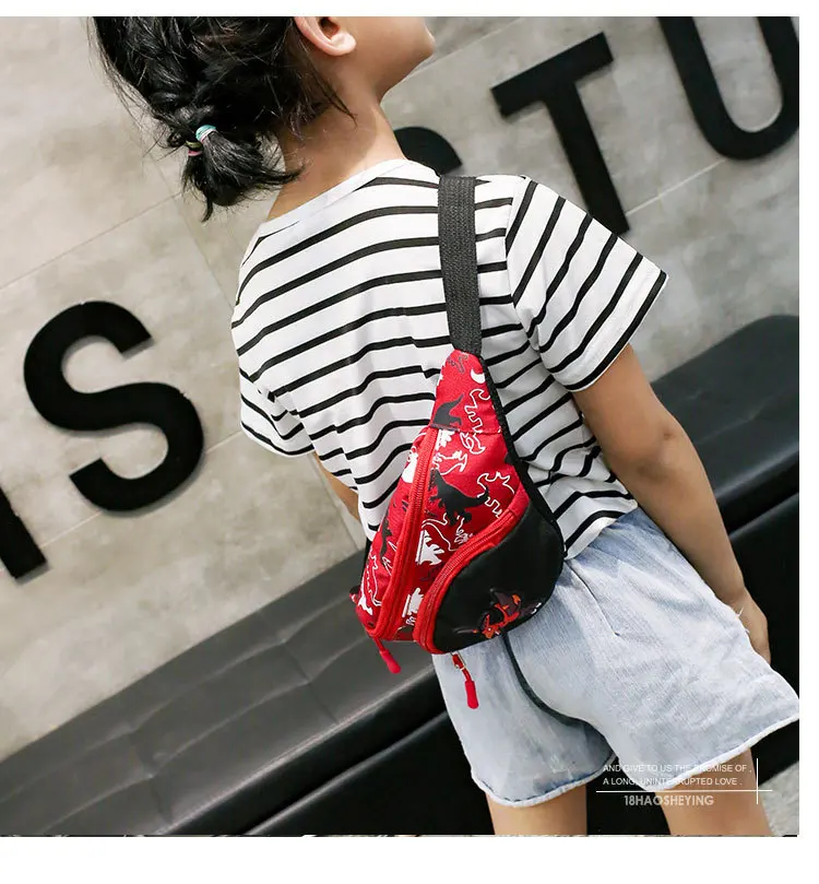 Детская поясная сумка для мальчиков и девочек стильная забавная Сумочка через