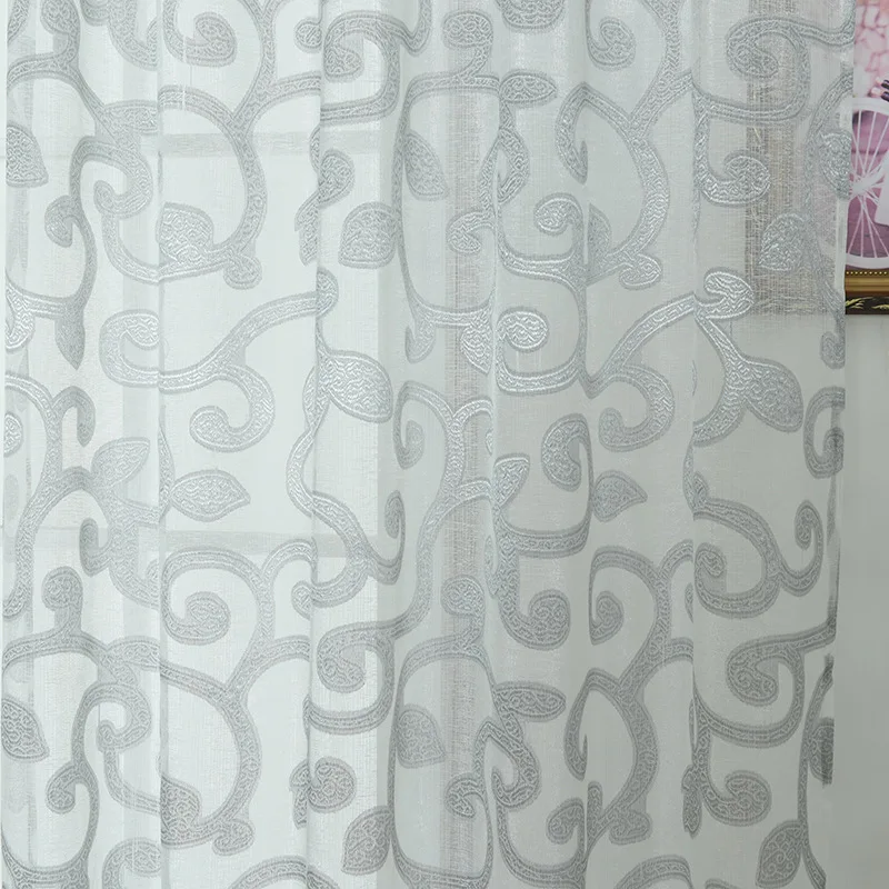 Серые шторы для дома серые готовые занавески ткань тюля фиолетовые окна гостиная