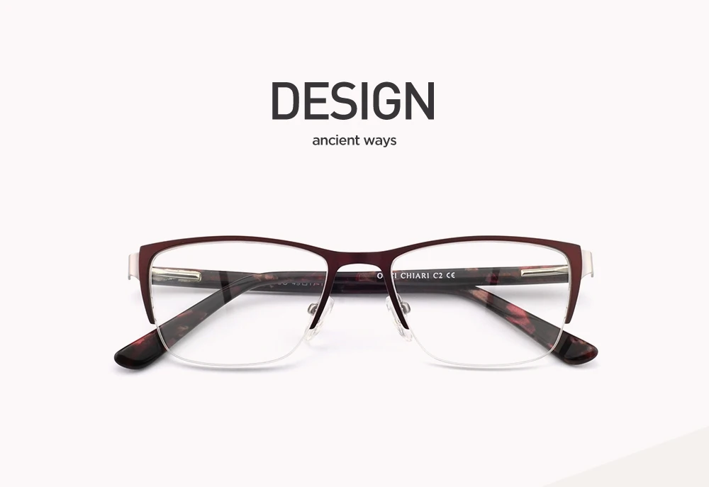 OCCI CHIARI, женские очки, очки Oculos, половинная оправа,, модные ацетатные очки для близорукости, прозрачные линзы, оправа для глаз, W-COMITE
