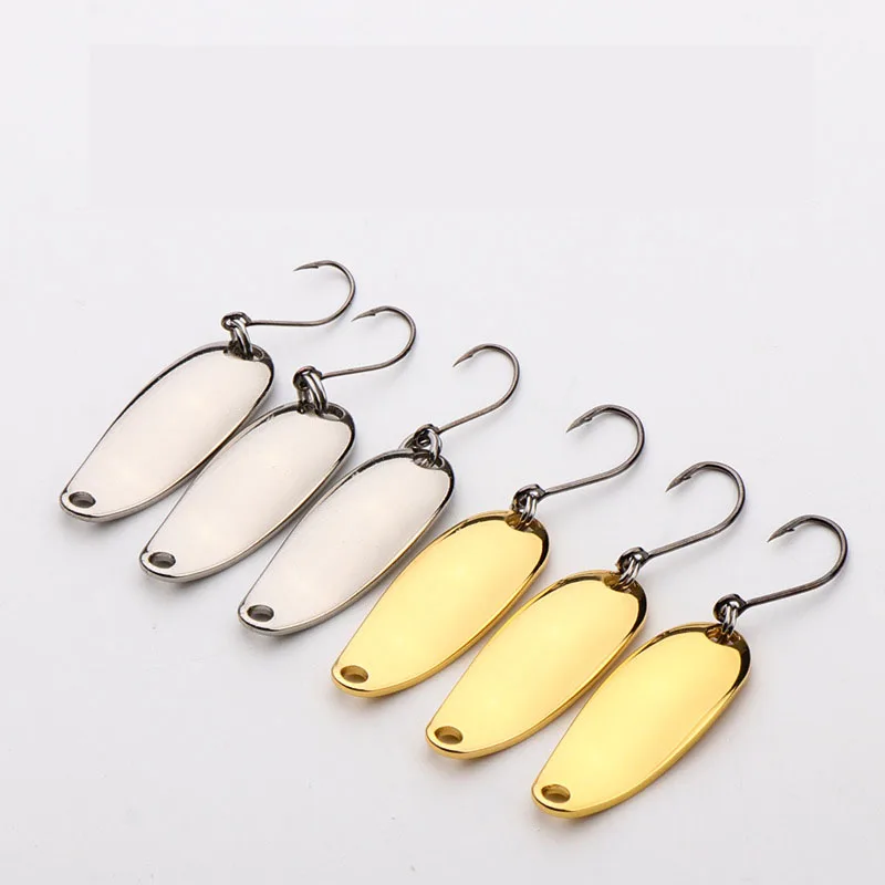

2PCS 1.8g 2.5g 3.5g Metal Spoons Lure Spinner bait Swimbait Vibrating Jigging Fishing Lures Hard Baits Bass Fishing Tackle pesca
