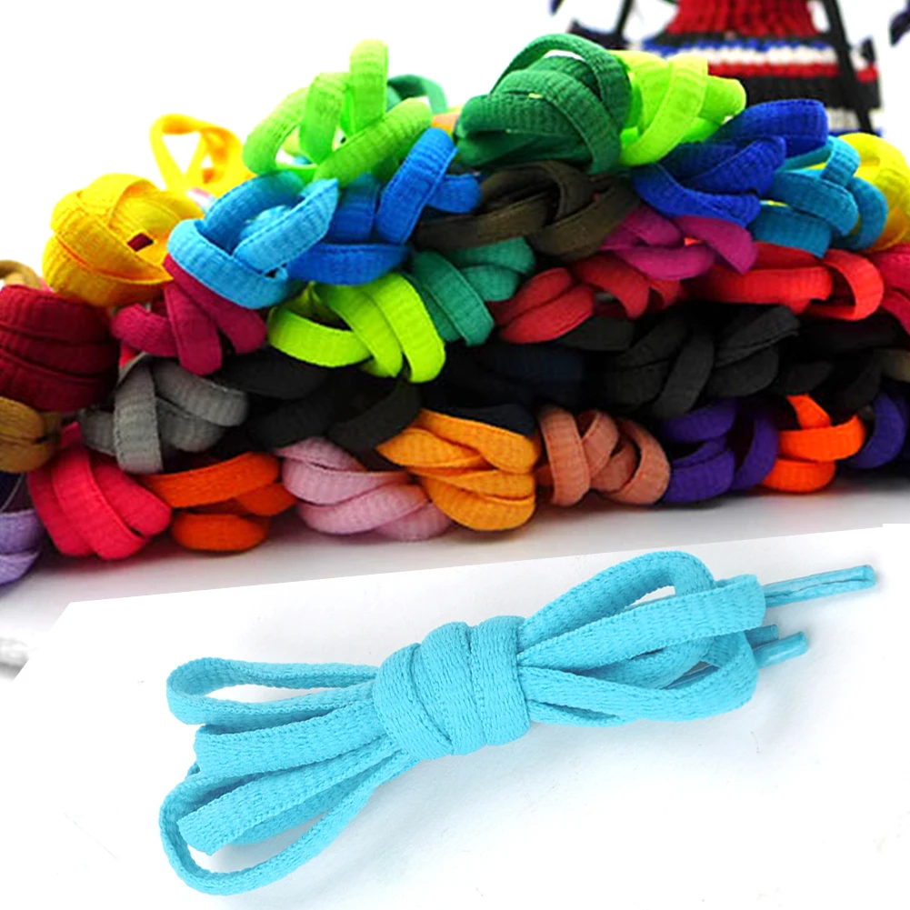 

Shoelaces Colorful Flat Round Bootlace Sneaker shoe laces Useful 2019