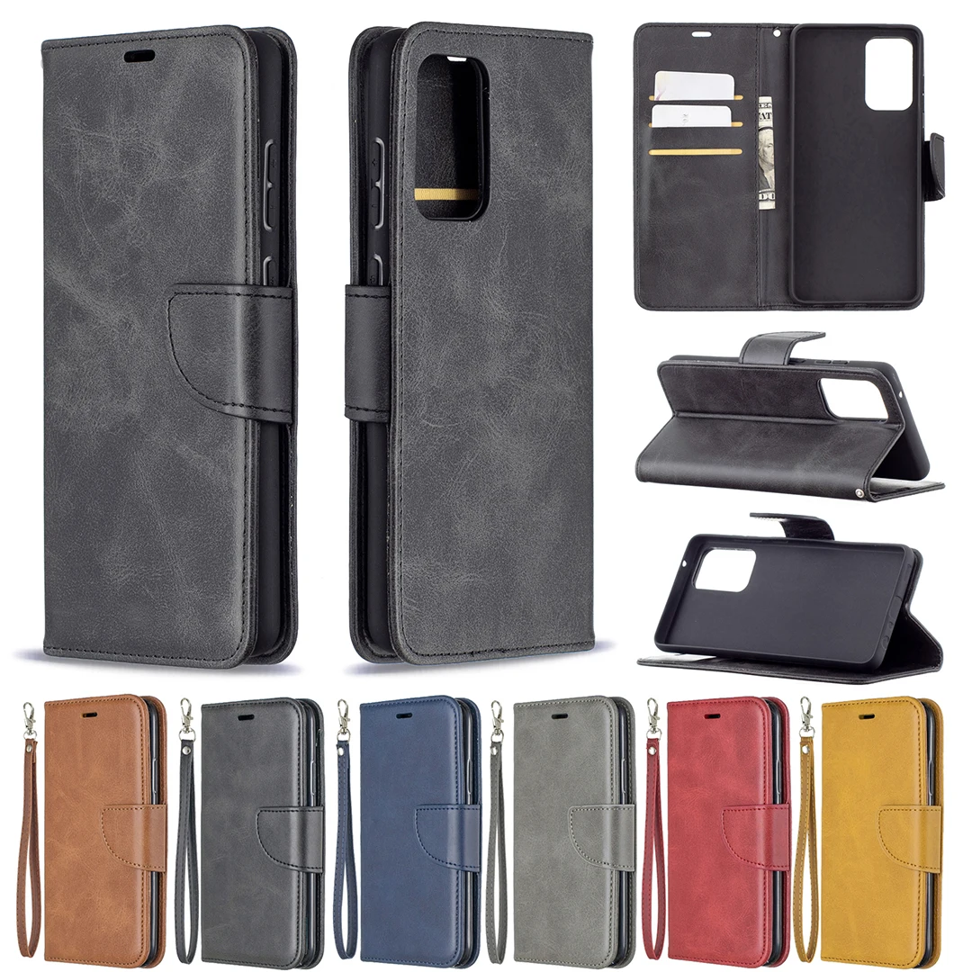 

Кожаный чехол-бумажник для Samsung Galaxy S21 Note20 Ultra S20 FE S10 Plus A72 A52 A71 A51 5G A42 A32 A21s A11, флип-чехол A12 A02S