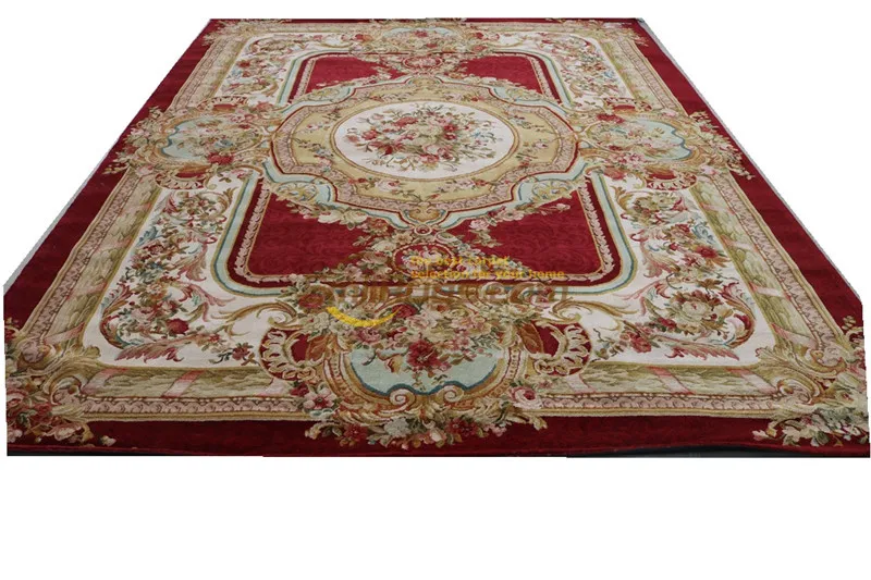 Goede Dik En Pluche Savonnerie Franse Savonnerie Handgeknoopt Wollen Tapijt Tapijt Grote Vintage Stijl Home Decor Luxe