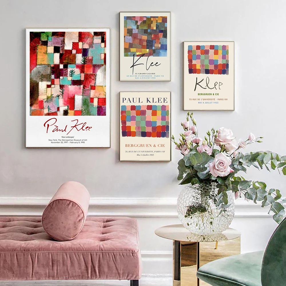 Картина на холсте Paul Klee настенные постеры в современном минималистичном стиле