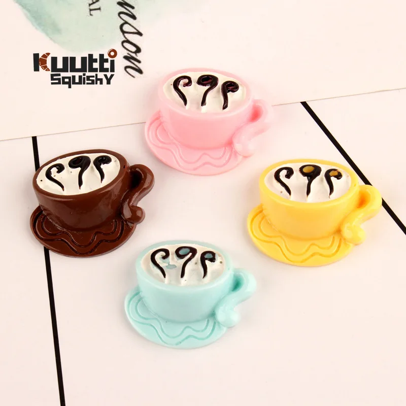Kuutti мягкие 30 шт. вкусные чашки молока слизи талисманы головные уборы с бисером