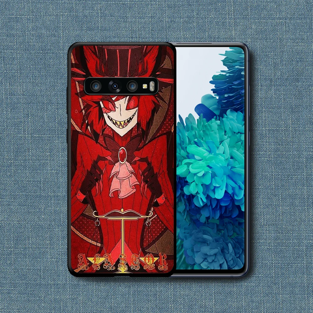

Cartoon Harzbin Hotel Alastor Phone Case For Samsung Galaxy Note S 8 9 10 20 Plus E Lite Uitra black Cover Painting Prime Pretty
