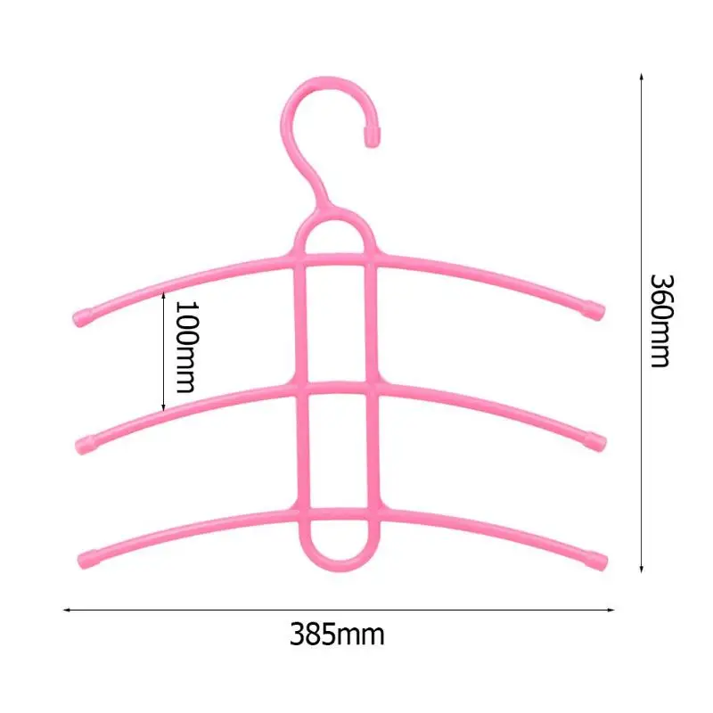 WBBOOMING Plastic Fishbone 3 layer Multifunctional Clothes Hanger Wardrobe Anti-skid Rack | Дом и сад