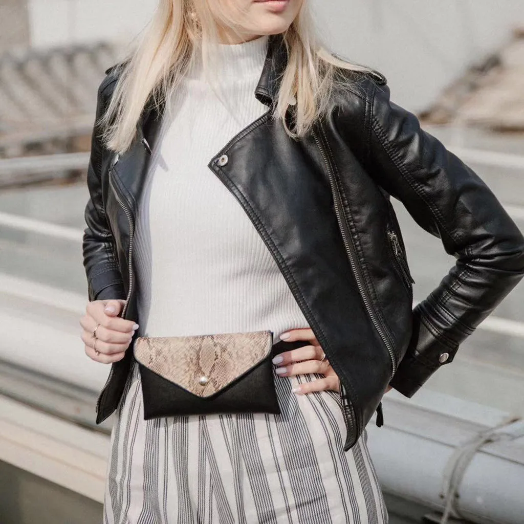 Fashion Women Outdoor Serpentine Hasp Messenger Bag Sports Chest Waist Mobile Phone Packs Belt# | Багаж и сумки