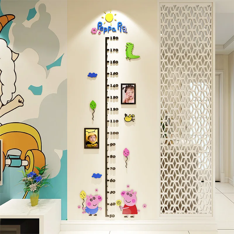 Акриловые наклейки на стену 3d детская комната Мультяшные милые высоту и | Дом сад