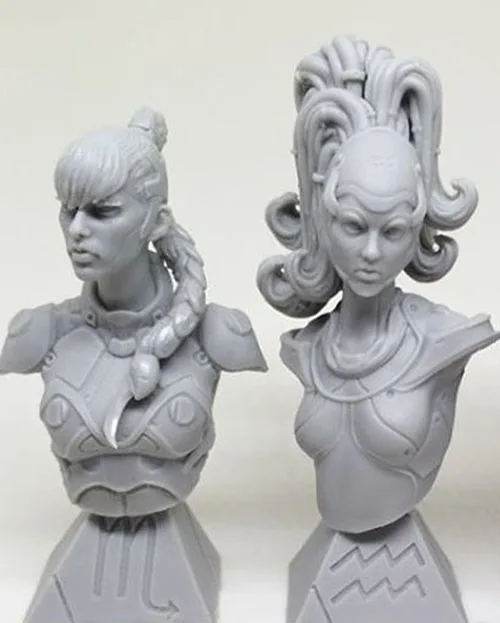 

1/12 ancient fantasy woman warrior set include 2 (WITH BASE )Resin figure Model kits Miniature gk Unassembly Unpainted
