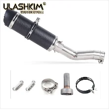 Полная выхлопная система мотоцикла глушитель Escape slip on для SUZUKI SFV650 Gladius Модифицированная контактная средняя труба с DB-killer
