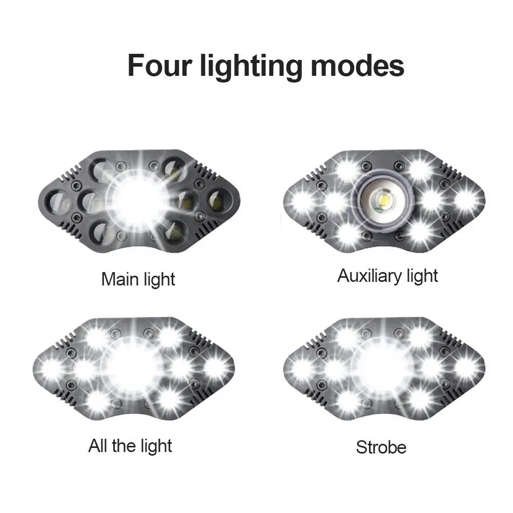 

Bright Light Hiking Running Camping Tactical Flashlight 18650 IPX4