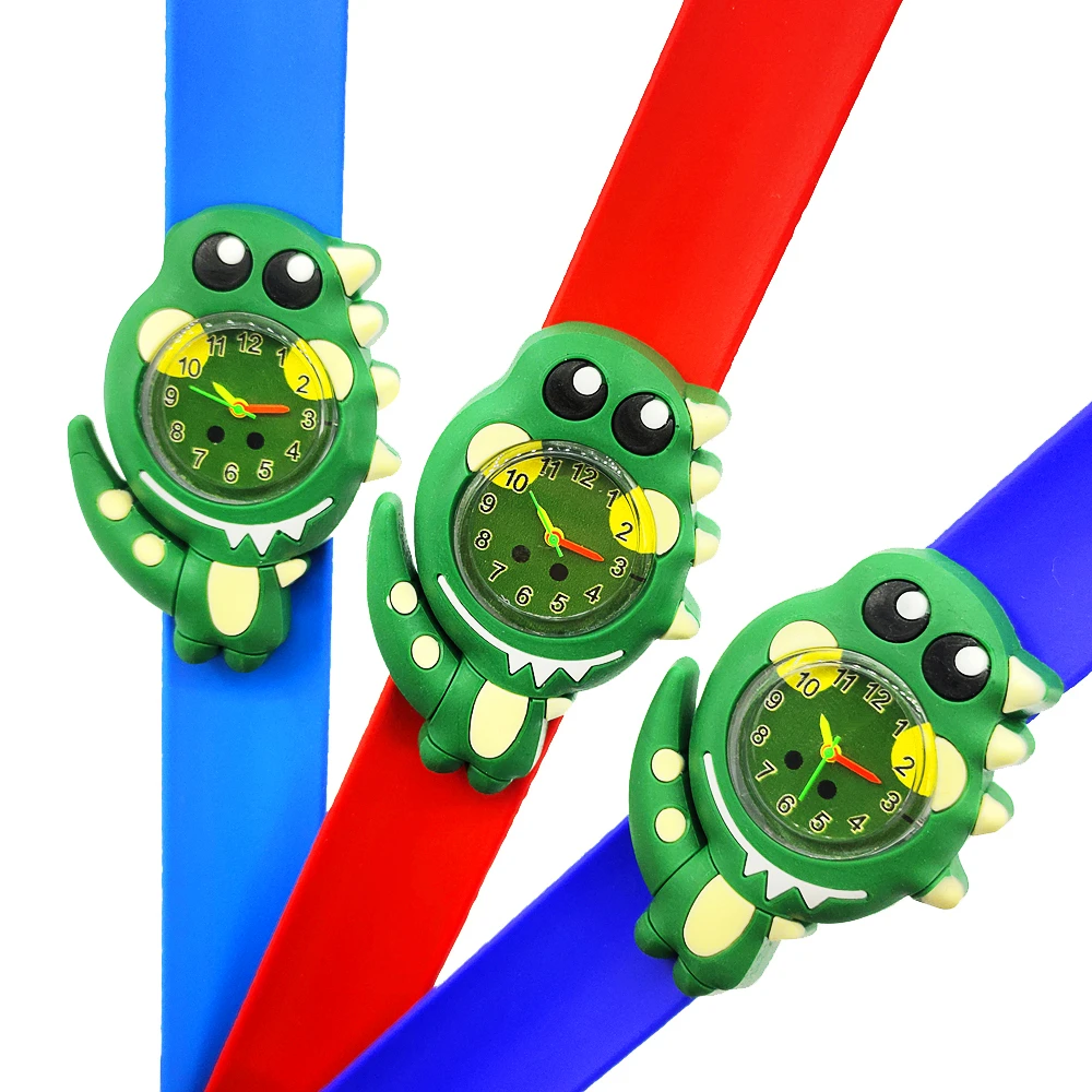 Часы Детские кварцевые с силиконовым ремешком под крокодила|Детские часы| |