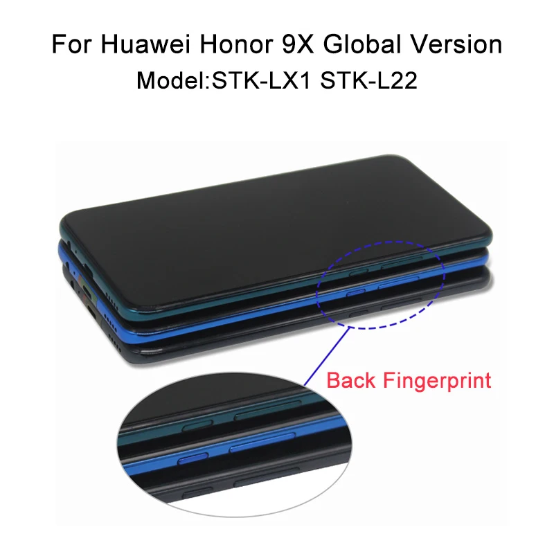 ЖК-дисплей 6 59 дюйма для Huawei Honor 9X сенсорный дигитайзер Global Premium Y9S дисплей HLK-AL00 TL00 в