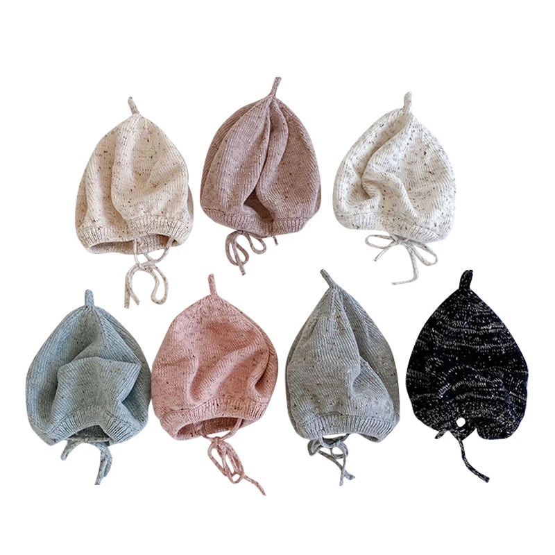 

New Baby Beret Hats for Girls Boys Autumn Winter Infant Knitted Hat Fashion Kids Berets Cotton Casual Children Hat 7 Colors