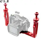 Подводный лоток для дайвинга с аквалангом, Модернизированный кронштейн с двумя ручками, триггер затвора для камер GoPro, Canon, Sony, SLR, аксессуары для подводной съемки