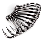20 пачеклот Mustad 10827NP-BN сильный Нержавеющаясталь оптом, крючок для рыболовной удочки Вибрационный крючок из высокоуглеродистой стали
