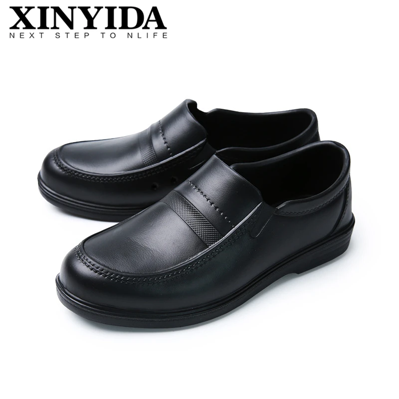 

New Arrivals Men's Kitchen Chef Shoes Breathable Antiskid Oil-proof Work Shoes For Cook Leisure Flats Kitchen Shoes Size 38-44