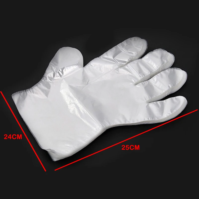 Прозрачные 50/100 шт./компл. кухонные принадлежности для готовки экологически