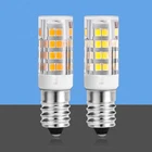 Мини-светодиодная лампа E14 5 Вт 7 Вт 9 Вт 12 Вт 15 Вт 18 Вт 220 В SMD керамическая лампа Заменить галогенную для свечи хрустальной люстры холодильника