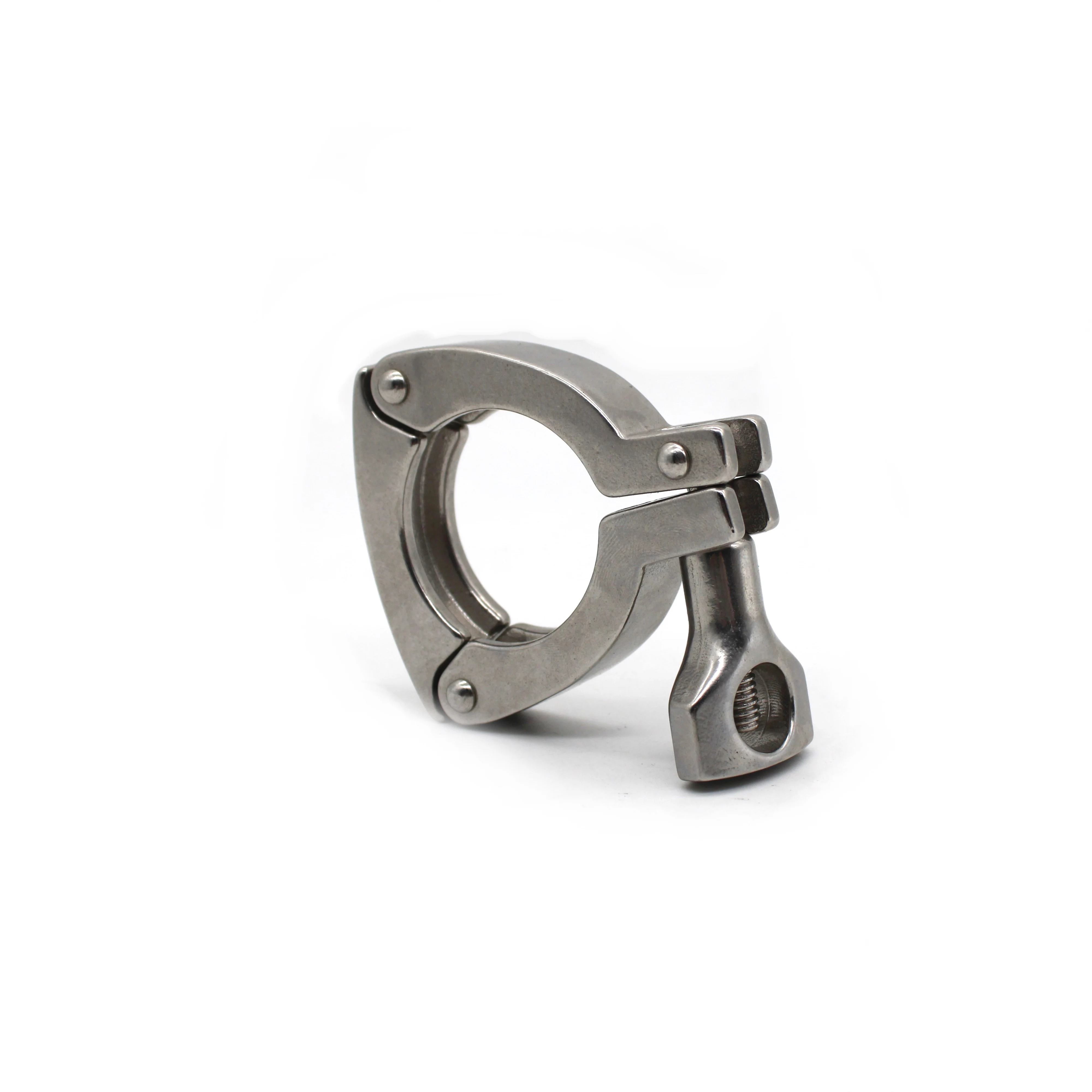 Трехсекционный санитарный трехступенчатый быстросъемный зажим из нержавеющей стали 1,5 дюйма 2 дюйма 2,5 дюйма 3 дюйма 3,5 дюйма 4 дюйма 4,5 дюйма ...