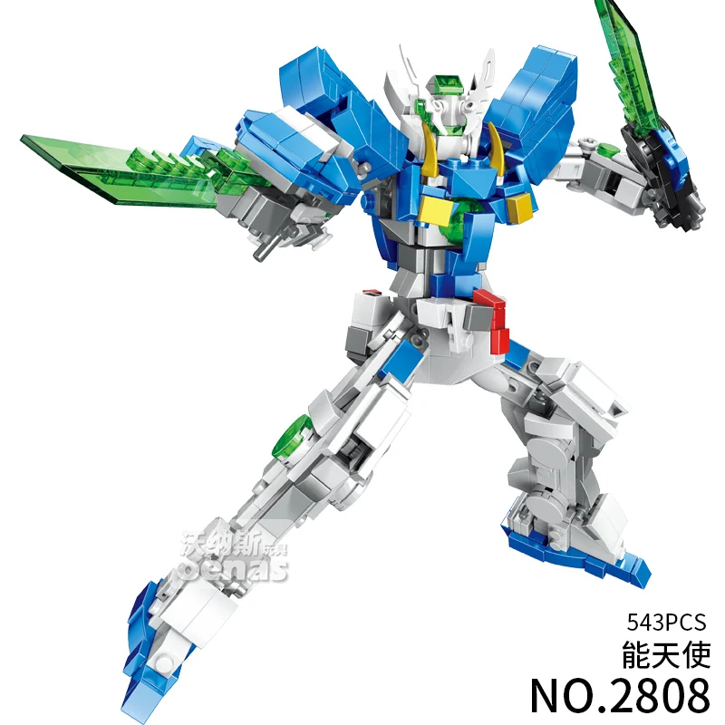 

543pcs Mecha Robot Combat Model Building Blocks Kits Toys for Children DIY Educational Creator Assembly Boys Christmas Gifts
