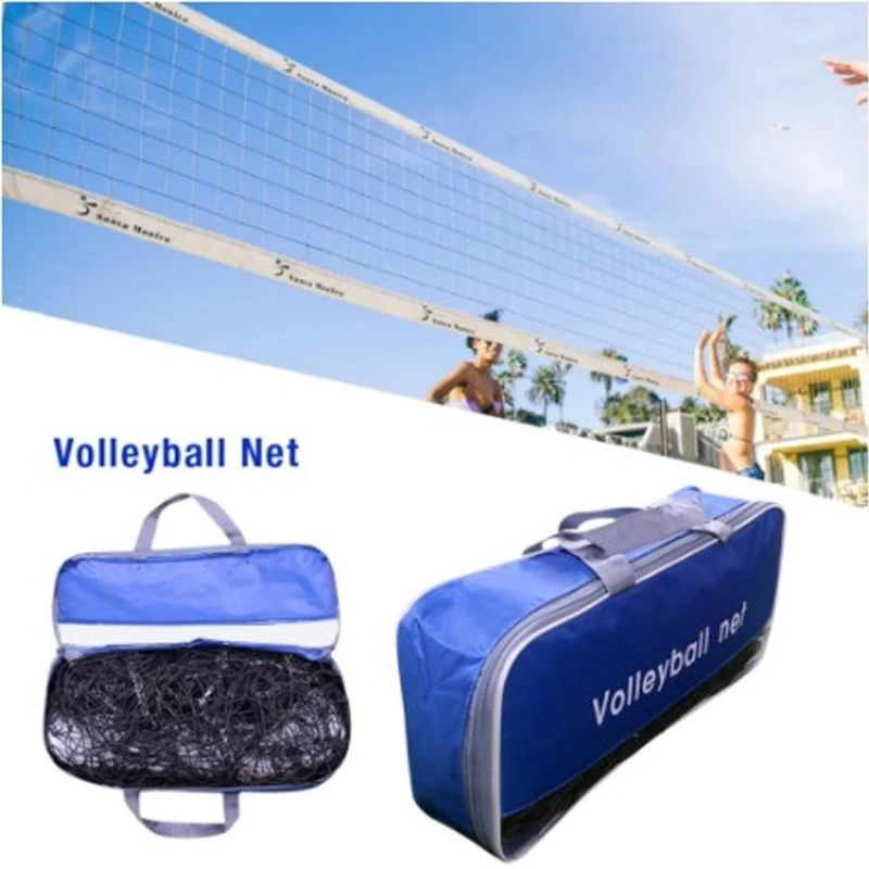 

9.5m*1m Professional Indoor Outdoor Sport Training Volleyball Replacement Net Standard Portable Volleyball Beach Net Tool