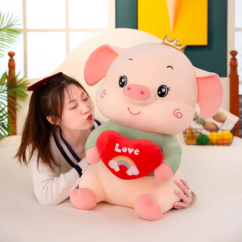 Большой Размеры игрушки Новый Kawaii мягкие кукла аниме плюшевые розовые