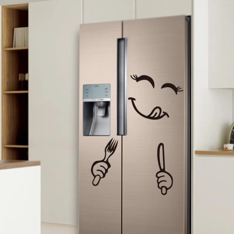 Съемные водонепроницаемые настенные наклейки с юмористическим изображением Yummy