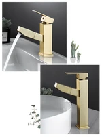 wjnmone above counter basin faucet bathroom basin pull out faucet washbasin water mixer tap hot cold water basin crane tap ae861