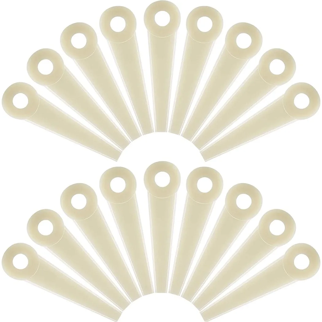 

24 X Plastic Blades For Stihl Polycut 6-3, 20-3, 10-3, 41-3 Grass Cutter Replacement Spare Part Garden Accessories