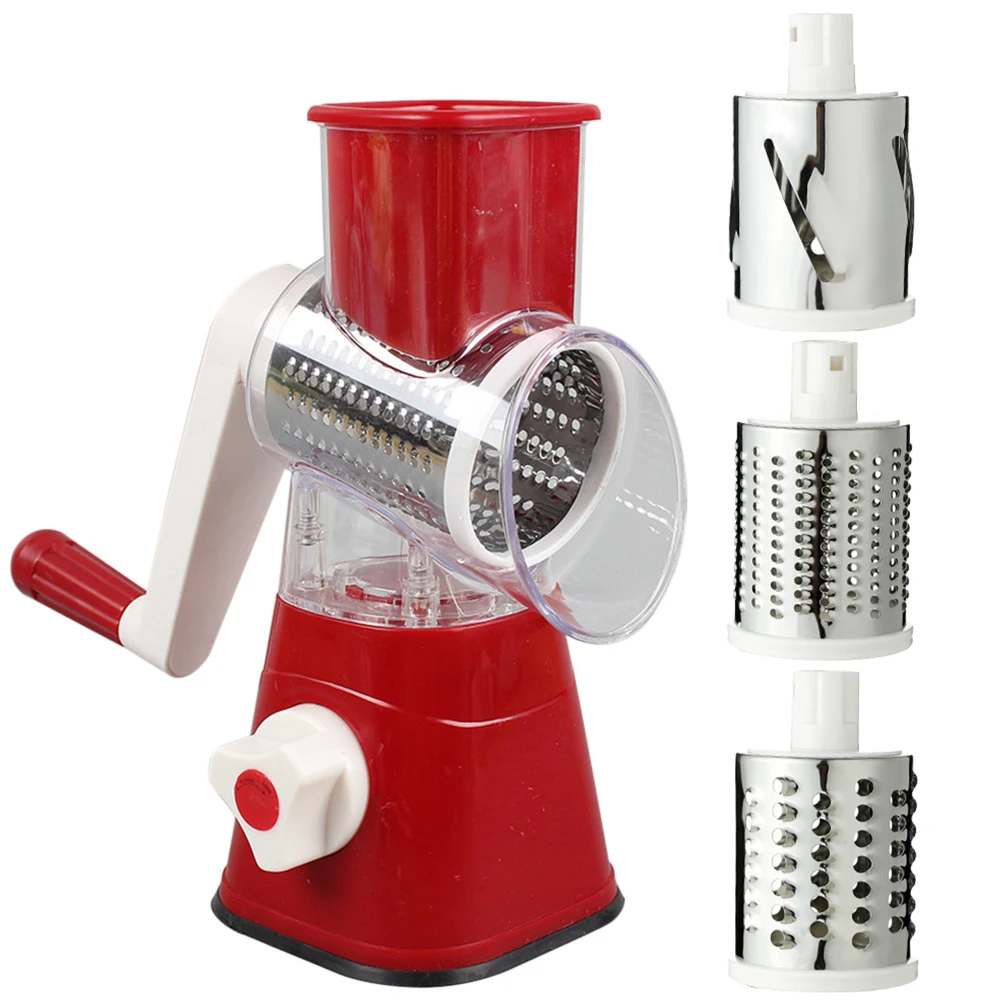 vegetable slicer tiling table drum grater colors green red and turquoise blue slicer potato wavy shredder kitchen gadgets tools free global shipping