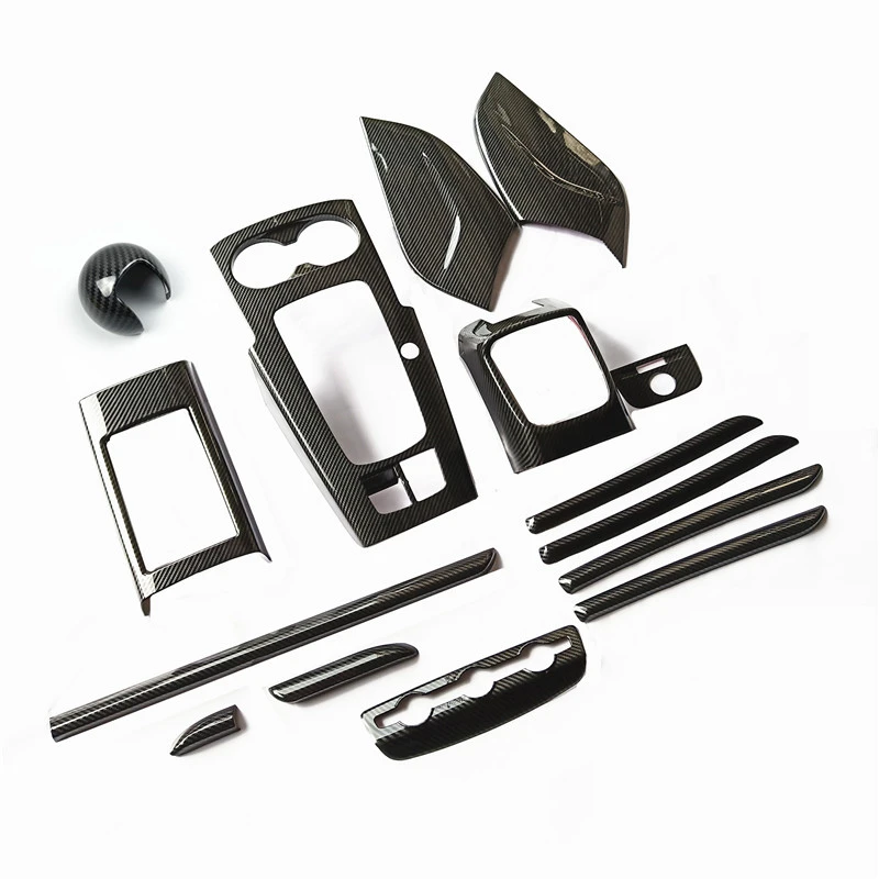 

Center Console Gear Shift Frame Decor Sticker Carbon Fiber Color ABS For Audi A3 8V 2014-18 Car Air Outlet Panel Cover Trim