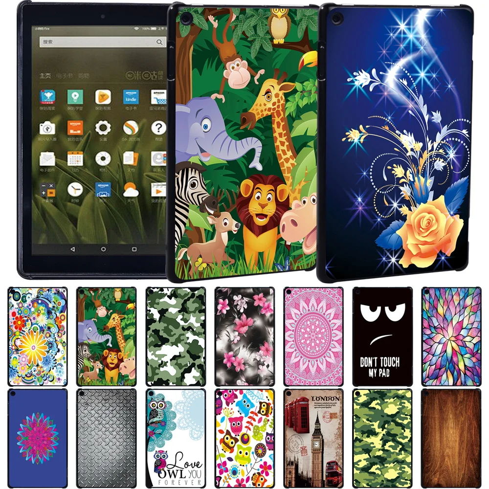 Чехол для планшета Amazon HD 10(5th/7th/9th Gen)/HD 8(6th/7th/8th Gen)/Fire 7(5th/7th/9th Gen) противоударный