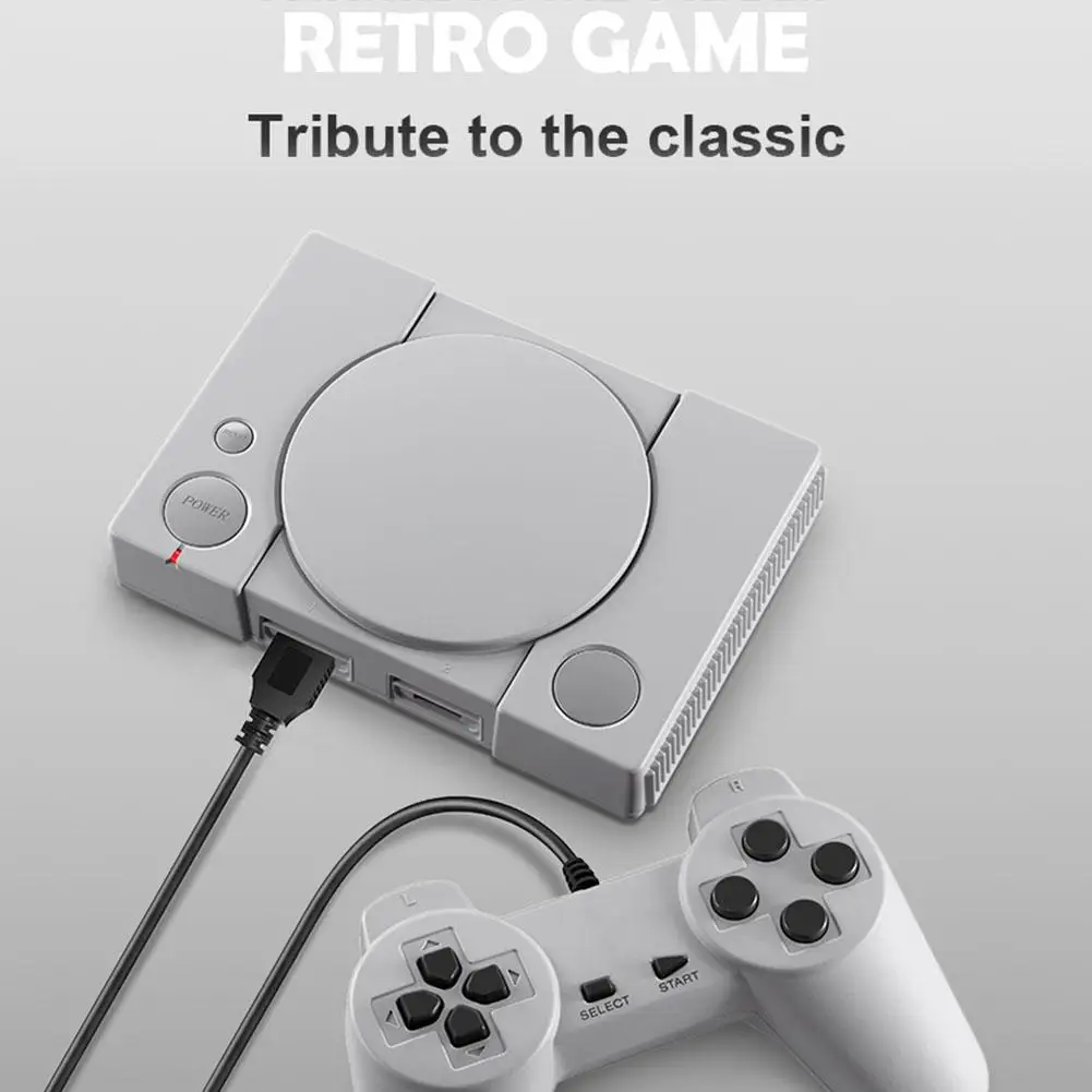 Классическая игровая консоль 8 битная PS1 Mini Home 620 экшн игра для любителей