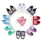 Холщовые кроссовки для новорожденных, повседневная обувь для первых шагов, Нескользящие, однотонные, # Y3