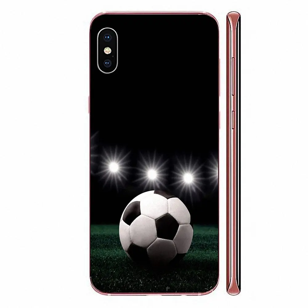 Transparent Cover Case Soccer Football R For Huawei Honor 5C 5X 6A 6X 7 7A 7X 8 8A 8S 8X 9 10 30 Lite Pro Y6 II Y7 Y9 Prime 2019 | Мобильные