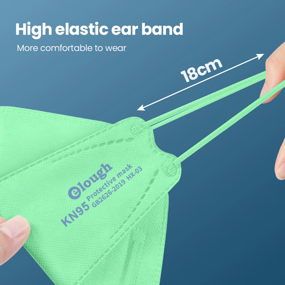 3D FFP2Mask многоразовая Корейская рыболовная сертифицированная маска KN95 FFP2