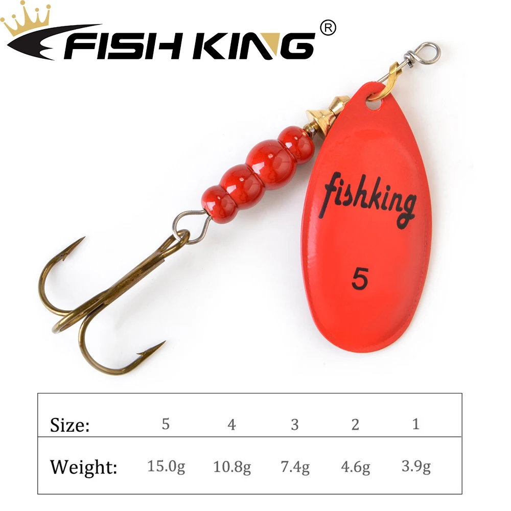 Супер металлическая рыболовная приманка FISH KING 3 9 г 4 6 7 10 8 15 блесна жесткие