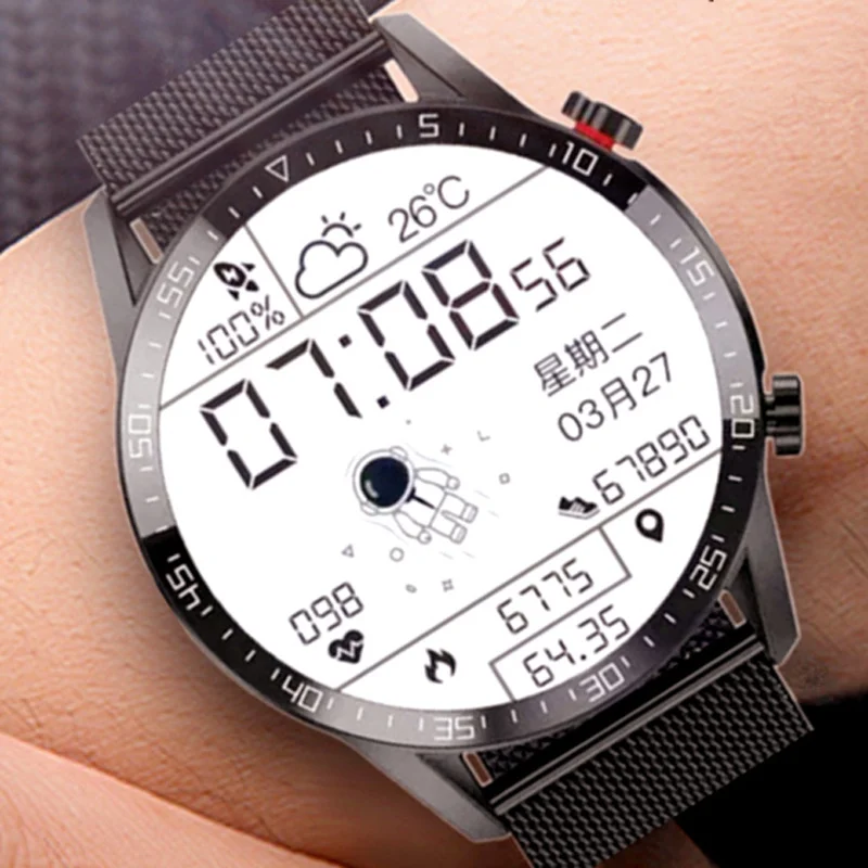 

Men's smart watch, wristband, Android 2021, answering phone, IP68, Xiaomi, Android and Apple phone