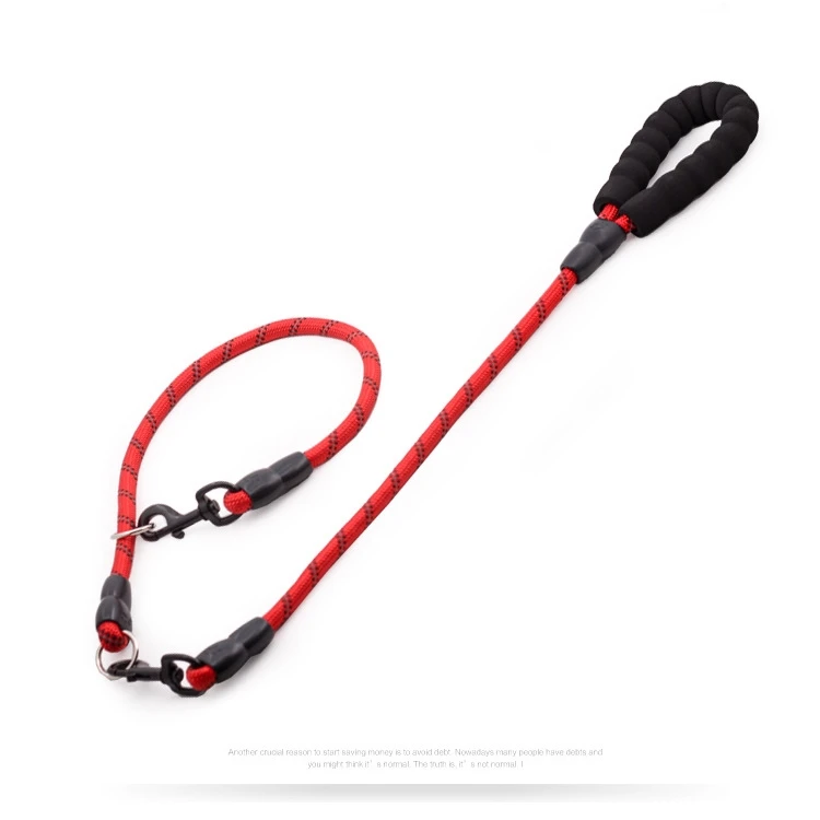 EXCELLENT ELITE SPANKER Short Style Pet Dog Leash Outdoor Training Dogs Traction Rope Can Extend Large Dog Leash with Handle