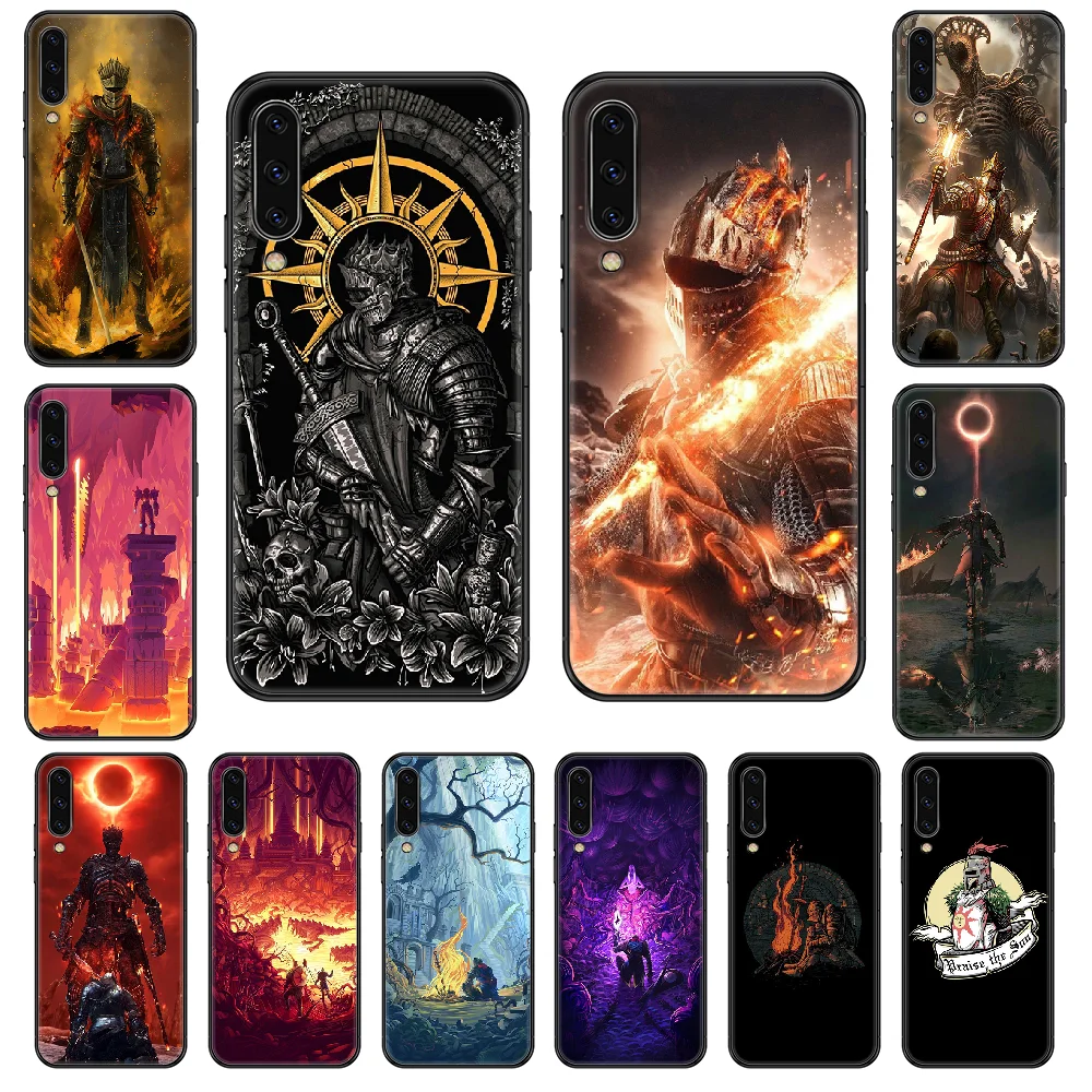 

Game Dark Souls Phone case For Samsung Galaxy A 3 5 8 9 10 20 30 40 50 70 E S Plus 2016 2017 2018 2019 black 3D shell soft coque