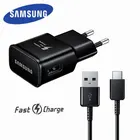 USB-кабель для быстрой зарядки Samsung, 15 Вт, 15 Вт, USB 3,0 Тип C, кабель для передачи данных для Galaxy S8 S9 S10 S20 + Note 9 10 A50 A70 A90 A80 A71