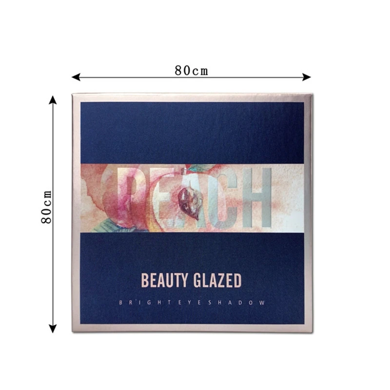 Тени Beauty Glazed матовые водостойкие для век Палетка теней с размазывающимся блеском