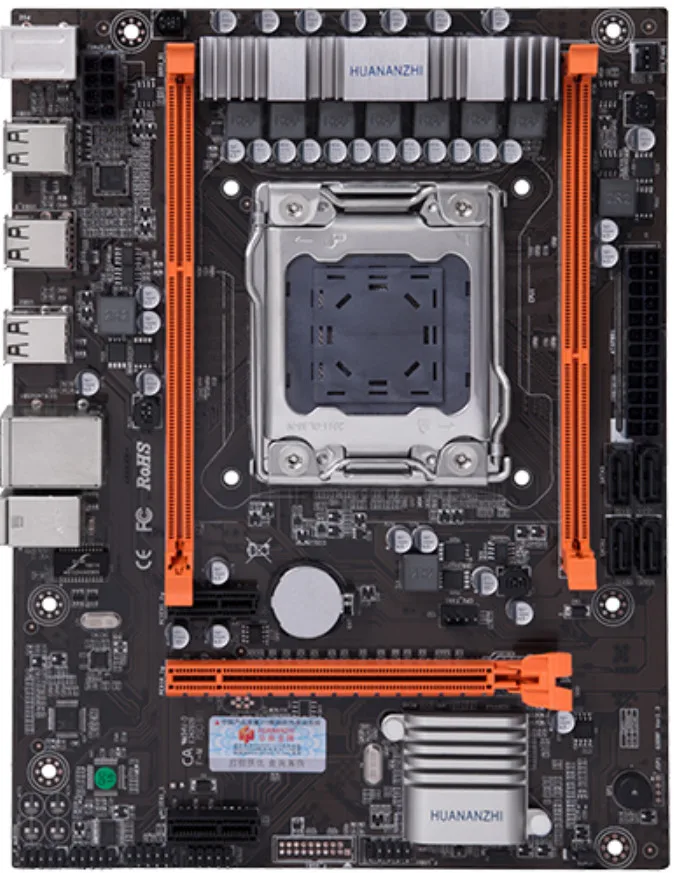 Материнская плата huananzhi X79 4M LGA 2011 USB2.0 SATA2 поддержка памяти REG ECC и процессор Xeon E5 X79-4M