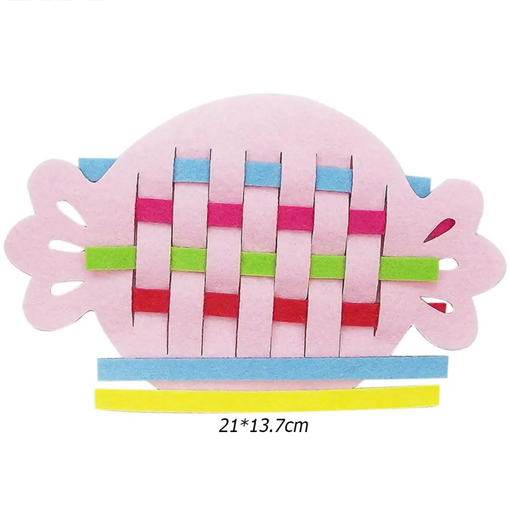 

Durable DIY Non Woven Craft Toy Hit Color DIY Non Woven Felt Fabric Toys for Kindergarten Kids Child Study Early Teaching