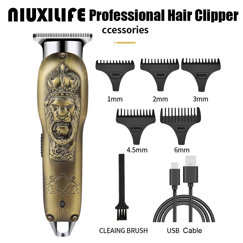 Hair Trimmer Professional Hair Clipper Electric Trimmer Trimmer Clippers For Men Hair Cut Trimmer Lcd Display Machine Barber enlarge