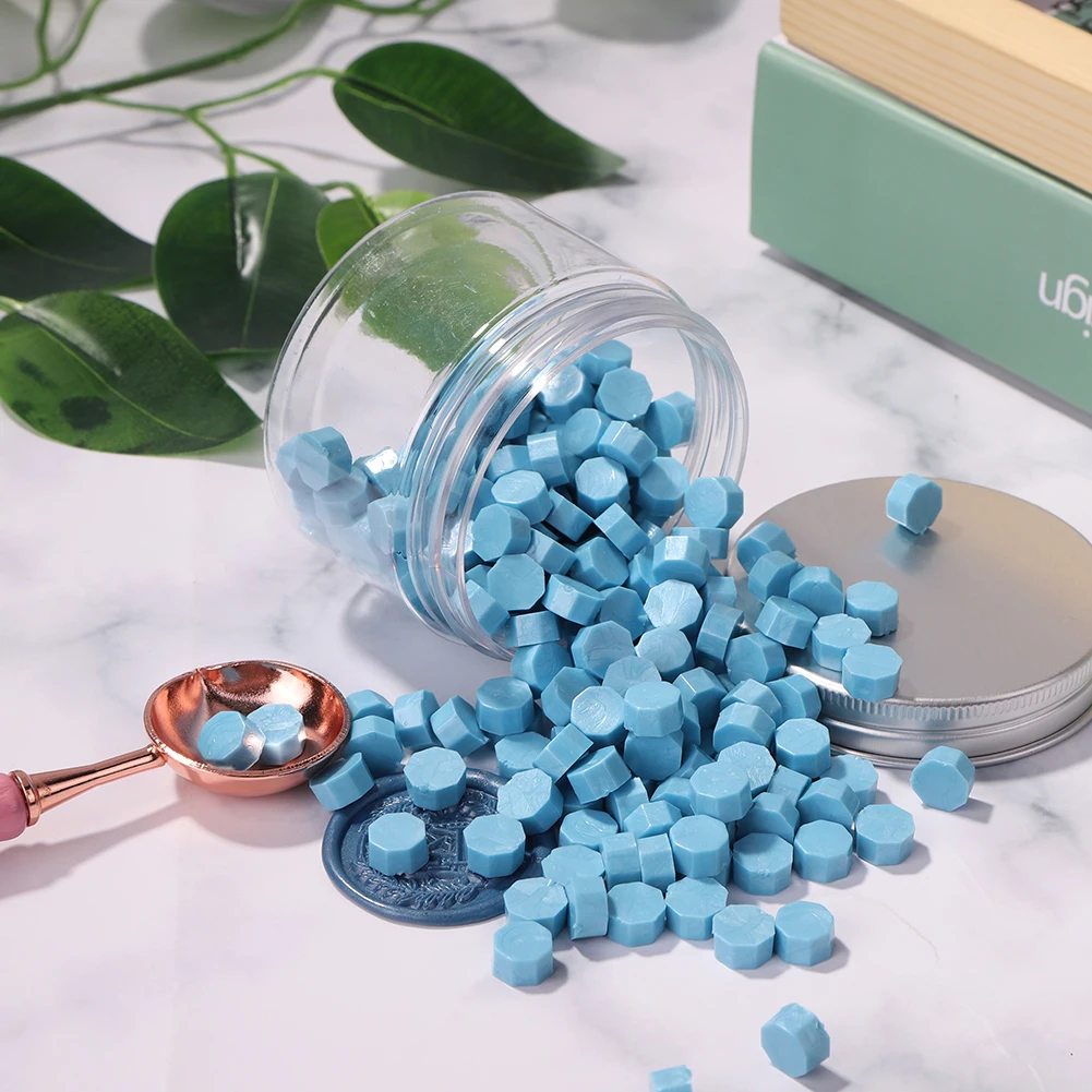 

200 шт. винтажный восковой штамп для запечатывания в таблетках восьмиугольный восковой штамп для конверта свадебной вечеринки штамповочный ...